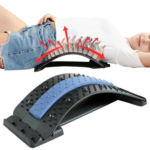 back stretching device back massager for bed chair multi-level lumbar support stretcher spinal lower upper relief, Black;gray
back stretching device back massager for bed chair multi-level lumbar support stretcher spinal lower upper relief, Black;gray