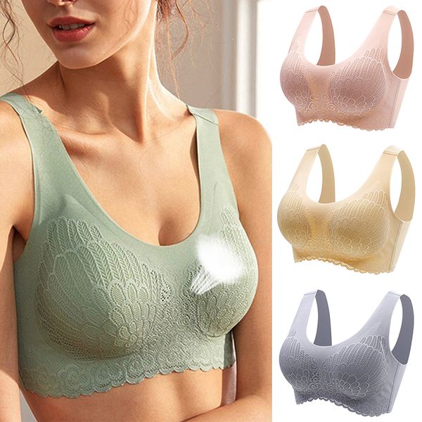 yoga outfits women solid color bra lace tube no steel ring backless sports underwear women's underwire push up, White;red
yoga outfits women solid color bra lace tube no steel ring backless sports underwear women's underwire push up, White;red