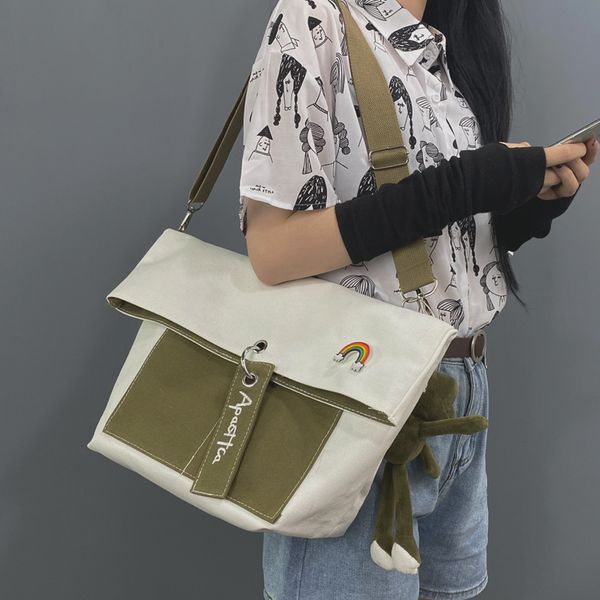 2020 new japanese students chic retro canvas large capacity crossbody bag shopping bag
2020 new japanese students chic retro canvas large capacity crossbody bag shopping bag