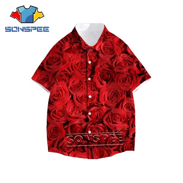 men's casual shirts men hawaiian 3d print shirt bright rose flower short sleeve turn-down collar male blouse streetwear, White;black
men's casual shirts men hawaiian 3d print shirt bright rose flower short sleeve turn-down collar male blouse streetwear, White;black