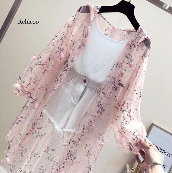 women's jackets transparent thin sunproof cardigan women flower floral lace cropped jacket ladies summer long sleeve with hood, Black;brown
women's jackets transparent thin sunproof cardigan women flower floral lace cropped jacket ladies summer long sleeve with hood, Black;brown