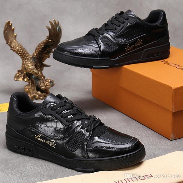 2021 new arrival fashion men casual shoes luxury design sneakers leather zapatos de hombre lace -up mens shoes with origin box
2021 new arrival fashion men casual shoes luxury design sneakers leather zapatos de hombre lace -up mens shoes with origin box