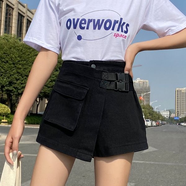 large size clothing 2020 new women's and shorts summer wear thigh thick women's pants slimming slightly fat sister denim shorts sk, Blue
large size clothing 2020 new women's and shorts summer wear thigh thick women's pants slimming slightly fat sister denim shorts sk, Blue