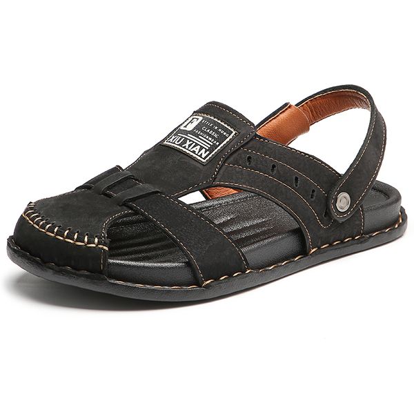 genuino shoes classic cuero de hombre sandali sandalias sandalle v beach transpirables sandal cuir couro sandals-men sandalen, Black
genuino shoes classic cuero de hombre sandali sandalias sandalle v beach transpirables sandal cuir couro sandals-men sandalen, Black