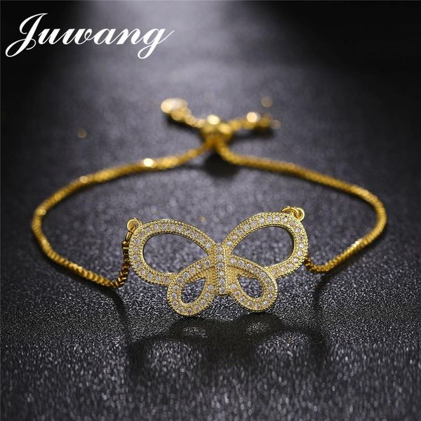 juwang 2018 butterfly charm bracelets for woman gold/sliver color crystal cubic zirconia adjustable fashion female jewelry gift, Black
juwang 2018 butterfly charm bracelets for woman gold/sliver color crystal cubic zirconia adjustable fashion female jewelry gift, Black