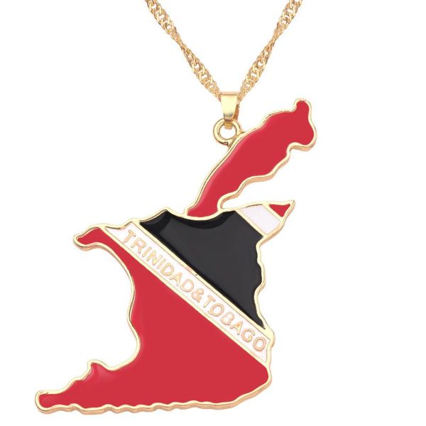 trinidad and tobago red map national flag necklace pendant country fashion charm chain for men women trendy collar accessories, Silver
trinidad and tobago red map national flag necklace pendant country fashion charm chain for men women trendy collar accessories, Silver
