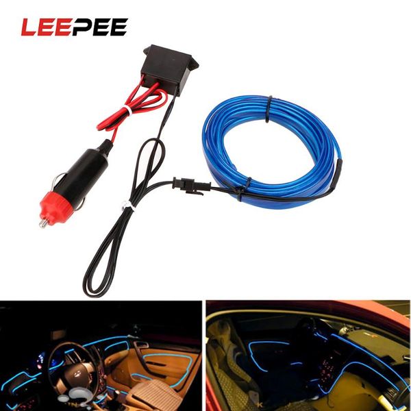 leepee 3 meters car interior decorative lamp flexible neon el wire light strips auto atmosphere lamp car styling diy lighting
leepee 3 meters car interior decorative lamp flexible neon el wire light strips auto atmosphere lamp car styling diy lighting