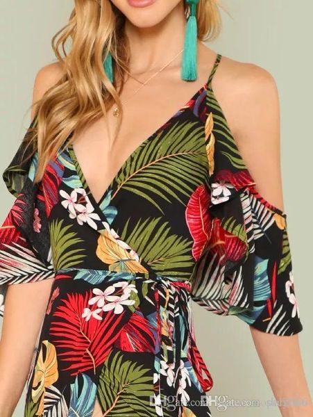 women dress summer halter sling short sleeve elegant lady leaf print split skirt casual long beach ribbon waist dresses size s-xl d2, Black;gray
women dress summer halter sling short sleeve elegant lady leaf print split skirt casual long beach ribbon waist dresses size s-xl d2, Black;gray