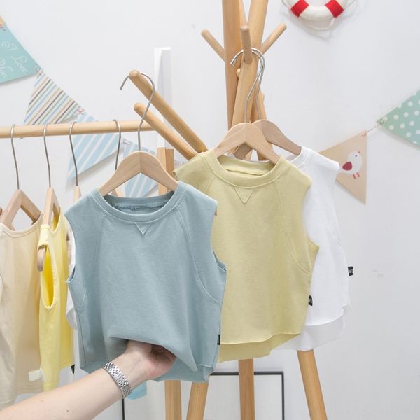 children's outside boy thin baby vest vest sleeveless base t-shirt children's loose western style summer clothes, Blue
children's outside boy thin baby vest vest sleeveless base t-shirt children's loose western style summer clothes, Blue