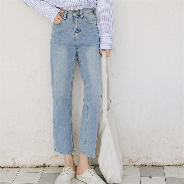 light plus blue denim chic 2020 cowboy summer new fashion high waist jeans femme straight loose casual wide pants
light plus blue denim chic 2020 cowboy summer new fashion high waist jeans femme straight loose casual wide pants