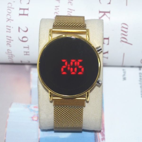 fashion magnet luminous watch buckle mesh belt men's simple casual led luminous iron absorbing stone watch, Blue
fashion magnet luminous watch buckle mesh belt men's simple casual led luminous iron absorbing stone watch, Blue