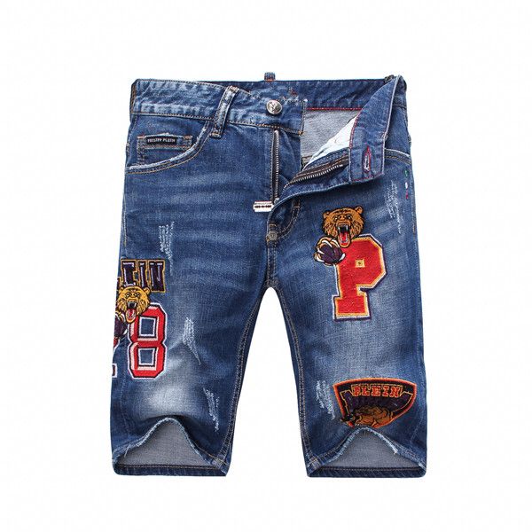 2020 european and american men's new summer fashion was thin and holed straight embroidery printed jeans cropped pants, Blue
2020 european and american men's new summer fashion was thin and holed straight embroidery printed jeans cropped pants, Blue