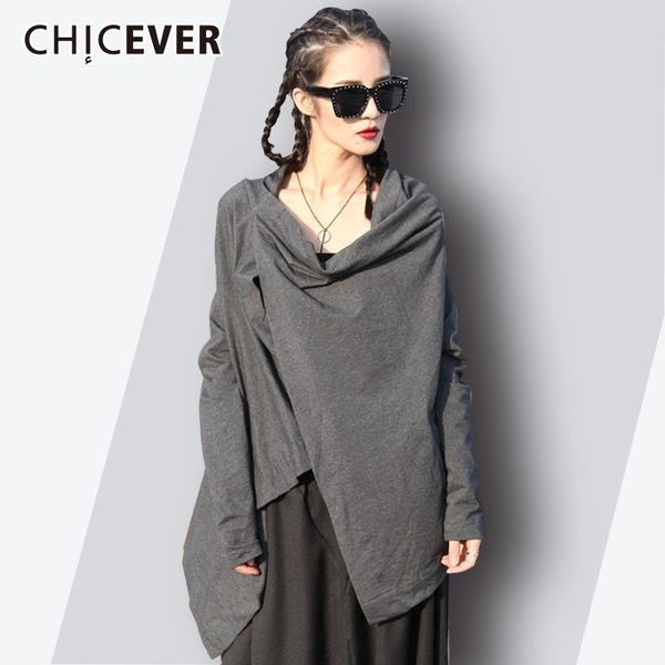 chicever irregular female t-shirt 2020 summer astmmetrical batwing sleeve loose women's clothing summer streetwear fashion, White
chicever irregular female t-shirt 2020 summer astmmetrical batwing sleeve loose women's clothing summer streetwear fashion, White