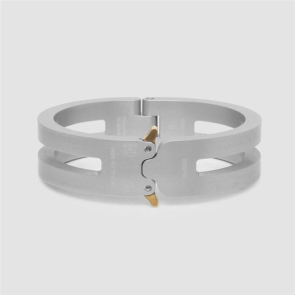 fashion- version 1017 alyx 9sm rollercoaster track alyx aluminium alloy bracelet men women couples jewelry bangles women, Black
fashion- version 1017 alyx 9sm rollercoaster track alyx aluminium alloy bracelet men women couples jewelry bangles women, Black
