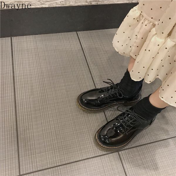 2020 spring and autumn new women's shoes net red wild round small shoes england retro thick with single thick bottom tide, Black
2020 spring and autumn new women's shoes net red wild round small shoes england retro thick with single thick bottom tide, Black