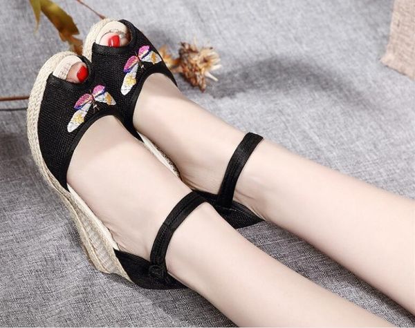 new summer women shoes vintage bow platform wedges sandals breathable fashion casual shoes woman ladies tennis open toe sandals, Black
new summer women shoes vintage bow platform wedges sandals breathable fashion casual shoes woman ladies tennis open toe sandals, Black