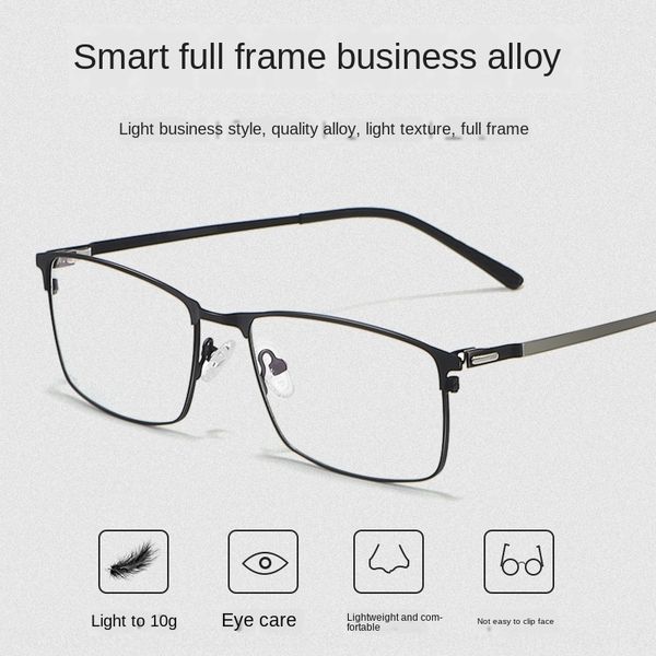 new ultra light men's business full myopia alloy glasses frame myopia glasses frame p9847, Silver
new ultra light men's business full myopia alloy glasses frame myopia glasses frame p9847, Silver