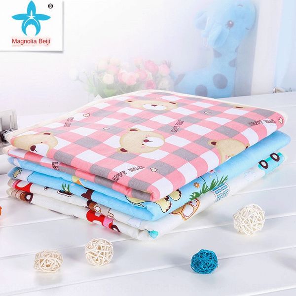 чистый хлопок пеленок коврик водонепроницаемого дышащего проложенный хлопка младенца утолщенной пеленки площадку моющиеся ребенка
