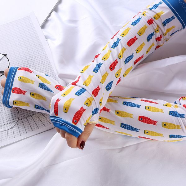 sun protection gloves gloves internet celebrity riding half finger ice silk sleeve cute printed cute ice sleeve, Black
sun protection gloves gloves internet celebrity riding half finger ice silk sleeve cute printed cute ice sleeve, Black