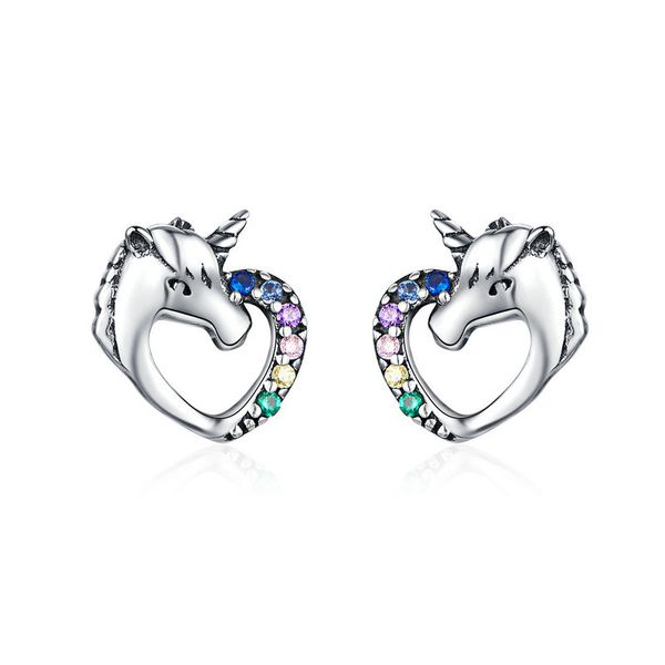 fantasy lovely unicorn stud earring selling 925 sterling silver colorful cz for studients and office lady jewelry, Black
fantasy lovely unicorn stud earring selling 925 sterling silver colorful cz for studients and office lady jewelry, Black