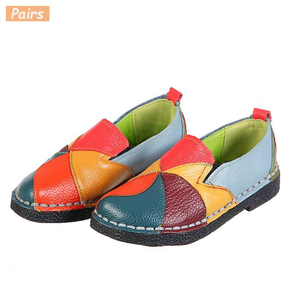 women loafers patches stitching flat shoes woman summer flats soft candy colors genuine leather moccasins loafers, Black
women loafers patches stitching flat shoes woman summer flats soft candy colors genuine leather moccasins loafers, Black