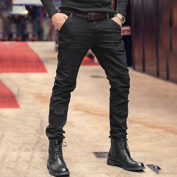 fashion skinny men jeans casual solid knee holes washed dark trousers 2020 comfortable summer male zipper pencil pants k755, Blue
fashion skinny men jeans casual solid knee holes washed dark trousers 2020 comfortable summer male zipper pencil pants k755, Blue