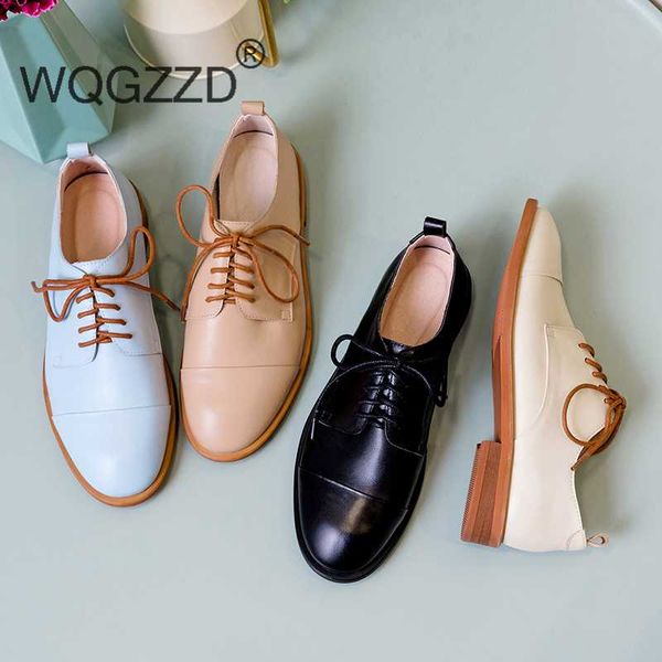 chaussures femme new brand oxford shoes women's shoes genuine leather round toe flat women's oxford zapatos mujer, Black
chaussures femme new brand oxford shoes women's shoes genuine leather round toe flat women's oxford zapatos mujer, Black
