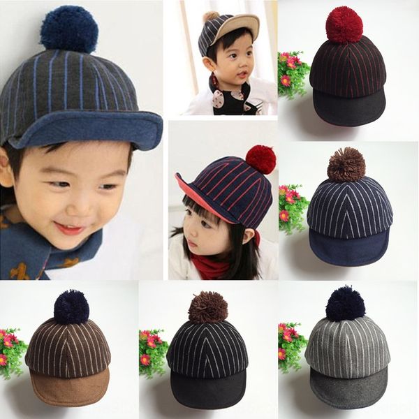 vertical stripe hat male and female children's thickened children's baseball baby baseball baby cap equestrian cap, Blue;gray
vertical stripe hat male and female children's thickened children's baseball baby baseball baby cap equestrian cap, Blue;gray
