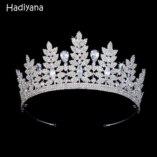 hadiyana luxury sparkling cz crystal wedding tiara crown for bridal jewelry girls hair accessories big crown diadem bc3816, Golden;silver
hadiyana luxury sparkling cz crystal wedding tiara crown for bridal jewelry girls hair accessories big crown diadem bc3816, Golden;silver