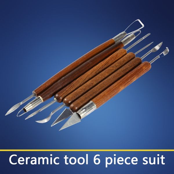 6pcs sculpting tool pottery tools wood handle pottery set wax carving sculpt smoothing polymer shapers pottery clay ceramic tool
6pcs sculpting tool pottery tools wood handle pottery set wax carving sculpt smoothing polymer shapers pottery clay ceramic tool