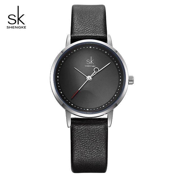 shengke ladies watches black fashion leather wrist watch female clock 2020 sk women quartz watch, Slivery;brown
shengke ladies watches black fashion leather wrist watch female clock 2020 sk women quartz watch, Slivery;brown