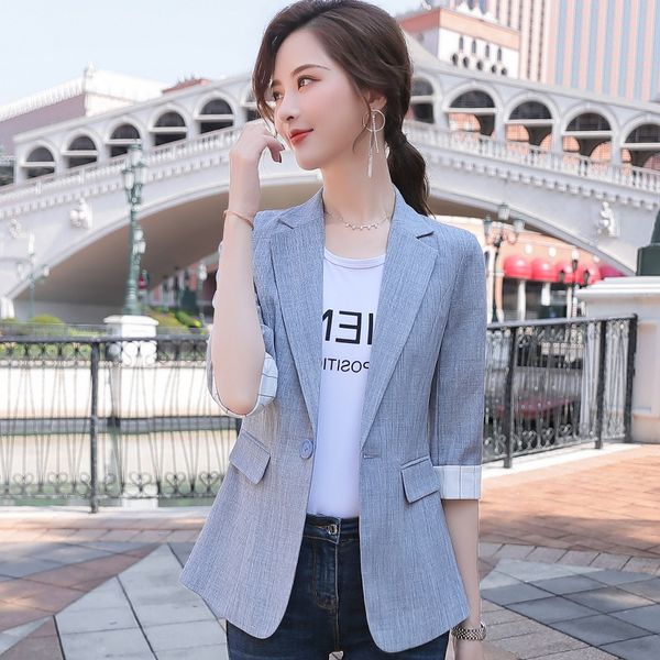 small suit women's ins korean style jacket jacket mid-sleeve temperament slimming internet celebrity women's 2020 autumn new, White;black
small suit women's ins korean style jacket jacket mid-sleeve temperament slimming internet celebrity women's 2020 autumn new, White;black