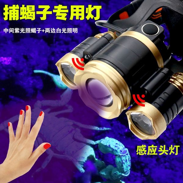 up4ct induction three- head lamp purple headlights headlights light strong light charging led outdoor special scorpion head lamp head-mounte
up4ct induction three- head lamp purple headlights headlights light strong light charging led outdoor special scorpion head lamp head-mounte