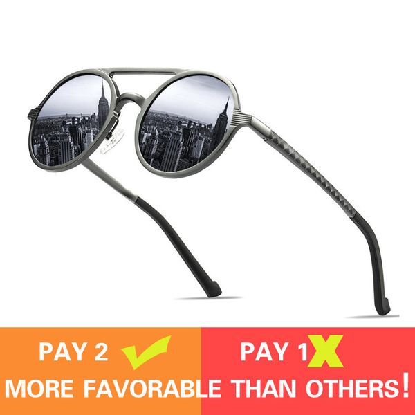 brand design sunglasses men polarized vintage round frame sun aluminum magnesium alloy driver glasses driving mirrors y200619, White;black
brand design sunglasses men polarized vintage round frame sun aluminum magnesium alloy driver glasses driving mirrors y200619, White;black