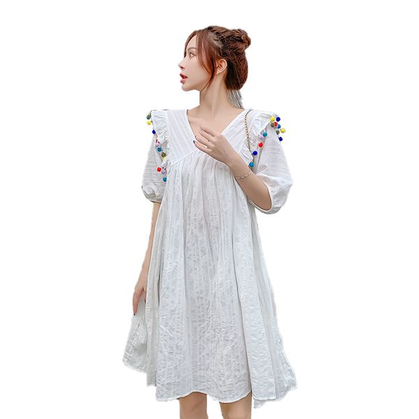 summer pregnancy clothes loose casual pregnant dress cotton linen fashion maternity dress v neck white dresses knee-length thin
summer pregnancy clothes loose casual pregnant dress cotton linen fashion maternity dress v neck white dresses knee-length thin