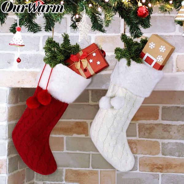 christmas decorations ourwarm knitted stocking with plush ball gift bag year socks xmas tree hanging ornaments home decoration
christmas decorations ourwarm knitted stocking with plush ball gift bag year socks xmas tree hanging ornaments home decoration