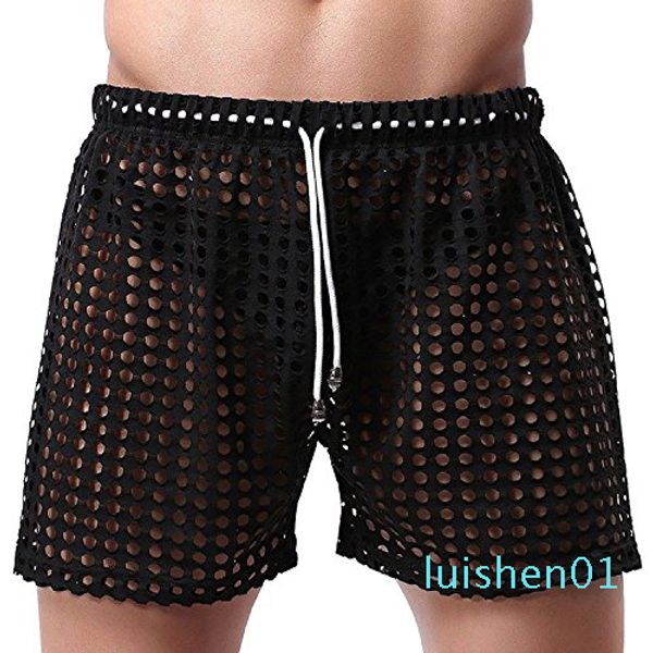 mens shorts hollow openwork drawstring lounge underwear boxer yoga shorts l01, Blue
mens shorts hollow openwork drawstring lounge underwear boxer yoga shorts l01, Blue