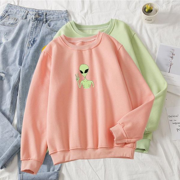 women's hoodies & sweatshirts harajuku kawaii oversized cotton alien hoodie women fun cartoon print graphic sweatshirt casual top, Black
women's hoodies & sweatshirts harajuku kawaii oversized cotton alien hoodie women fun cartoon print graphic sweatshirt casual top, Black
