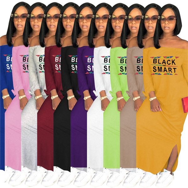 women dresses one shoulder dress fashion clubwear long sleeve maxi skirts summer clothing casual letter print dress plus size 3408, Black;gray
women dresses one shoulder dress fashion clubwear long sleeve maxi skirts summer clothing casual letter print dress plus size 3408, Black;gray