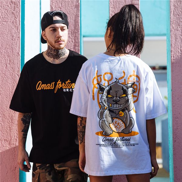 european and american street fashion brand t-shirt men's wear 2020 summer hip-hop trend ins hong kong style loose five point sleeve sho, White;black
european and american street fashion brand t-shirt men's wear 2020 summer hip-hop trend ins hong kong style loose five point sleeve sho, White;black
