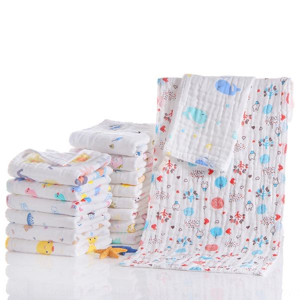 high density pure cotton class a six-layer gauze pleated big face soft absorbent cartoon printed towel towel
high density pure cotton class a six-layer gauze pleated big face soft absorbent cartoon printed towel towel