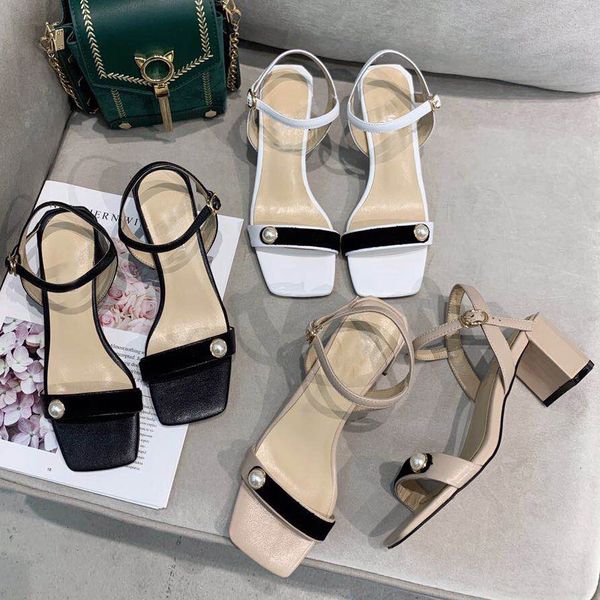 2020 brand fashion genuine leather women shoes woman chunky heel designer shoes lady casual shoes female pearl sandals, Black
2020 brand fashion genuine leather women shoes woman chunky heel designer shoes lady casual shoes female pearl sandals, Black