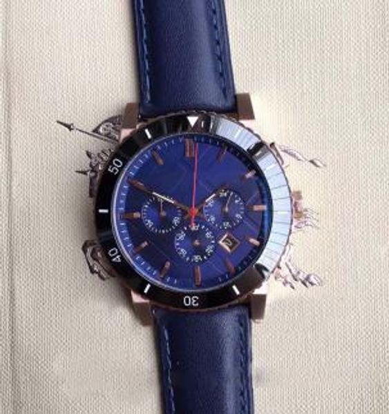 2019 new desigh 42mm british style dress mens watches quartz battery chrono men watch gold case blue leather strap wriswatches, Slivery;brown
2019 new desigh 42mm british style dress mens watches quartz battery chrono men watch gold case blue leather strap wriswatches, Slivery;brown