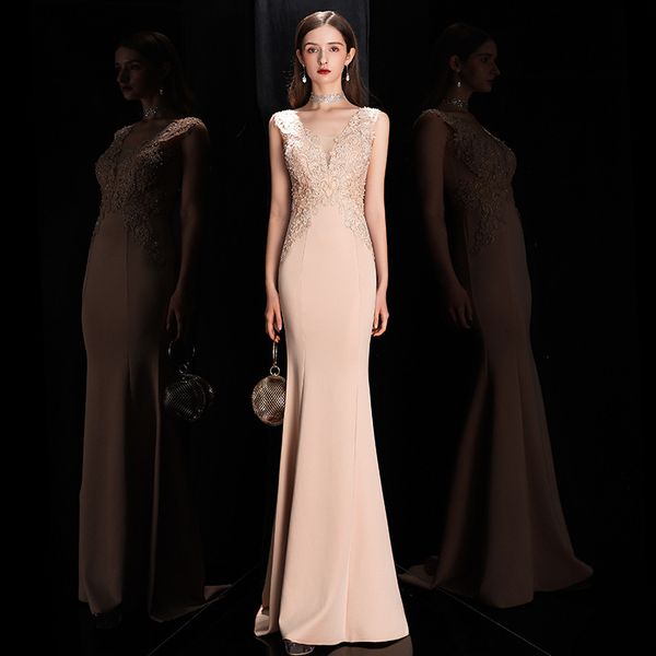 exquisite sequins bling lace embroidery banquet gown mermaid long dress toast clothing de festa, Red
exquisite sequins bling lace embroidery banquet gown mermaid long dress toast clothing de festa, Red