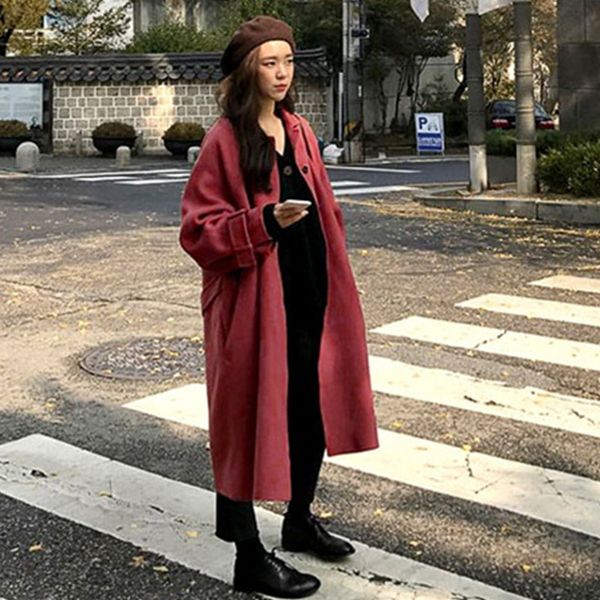 new red wool wool double-sided cashmere coat women's double-sided handmade cashmere women's woolen coat, Black
new red wool wool double-sided cashmere coat women's double-sided handmade cashmere women's woolen coat, Black
