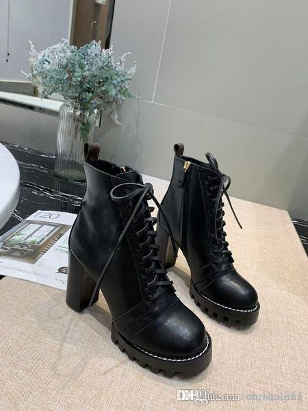 womens boots genuine leather short boots flat high heeled chunky womens shoes casual laureate platform desert boot bottes w1, Black
womens boots genuine leather short boots flat high heeled chunky womens shoes casual laureate platform desert boot bottes w1, Black