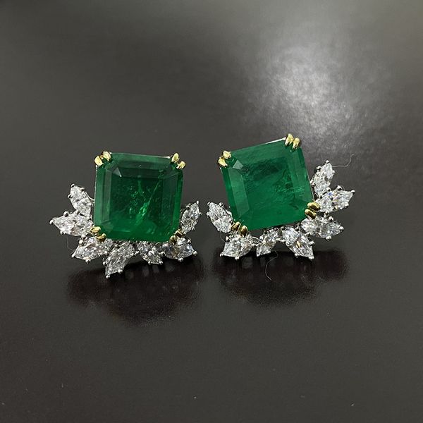 classical sterling sliver stud earrings with green created diamond for women 925 silver earring fashion jewelry gifts, Golden;silver
classical sterling sliver stud earrings with green created diamond for women 925 silver earring fashion jewelry gifts, Golden;silver
