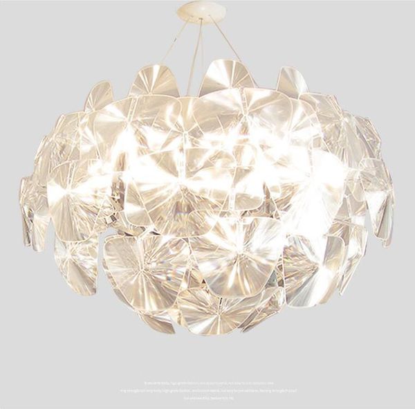 Creative Personality Modern Led Ceiling Lights Minimalist Fashion Living Room Bedroom Crystal Chandelier Home Decoration Led Lights