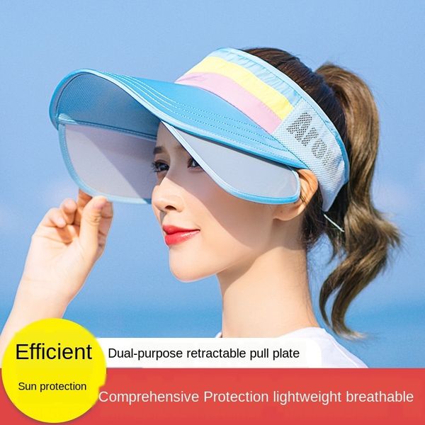 k6rr6 summer empty sun-proof lengthened brim stretch plate sun-proof uv-proof outdoor cycling travel sunscreen hat bicycle sunscreen hat, Blue;gray
k6rr6 summer empty sun-proof lengthened brim stretch plate sun-proof uv-proof outdoor cycling travel sunscreen hat bicycle sunscreen hat, Blue;gray