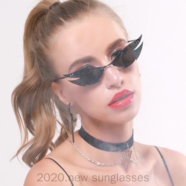 luxury fashion fire flame sunglasses women rimless wave sun glasses metal shades for vintage women mirror eyewear fml, White;black
luxury fashion fire flame sunglasses women rimless wave sun glasses metal shades for vintage women mirror eyewear fml, White;black